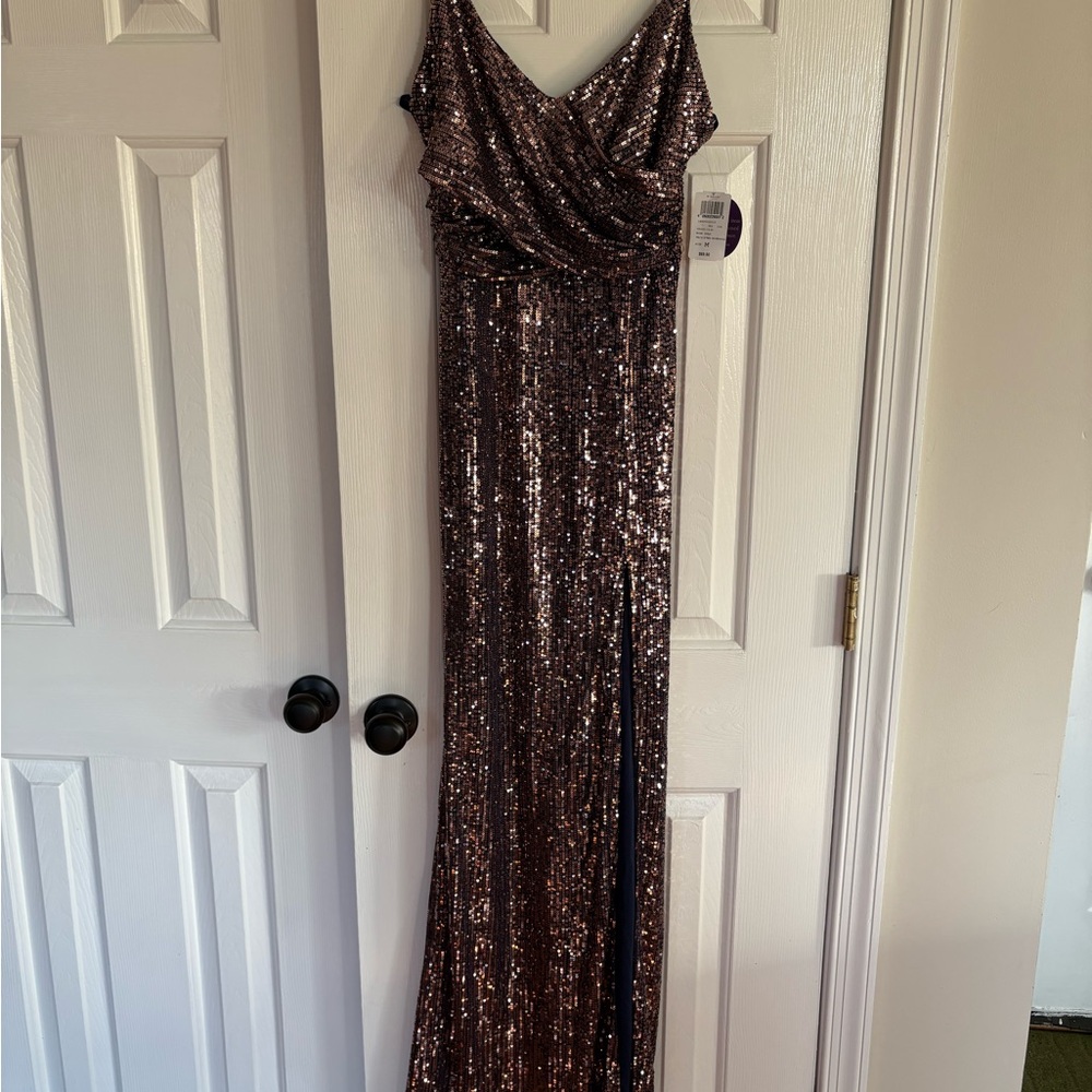 Elegant Sequin Evening Gown
